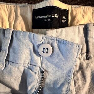 Abercrombie & Fitch Light Blue Stretch Pants